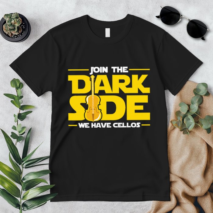Join The Dark Side We Have Cellos Cellist Orchestra Musician Premium T-Shirt