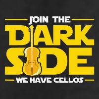 Join The Dark Side We Have Cellos Cellist Orchestra Musician 25L Jumbo Tote