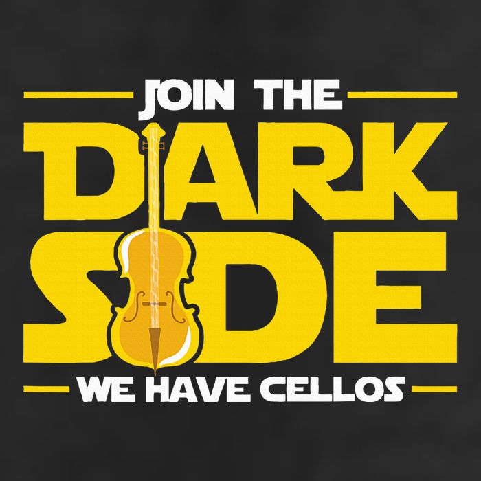 Join The Dark Side We Have Cellos Cellist Orchestra Musician 25L Jumbo Tote
