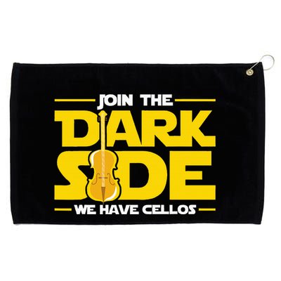 Join The Dark Side We Have Cellos Cellist Orchestra Musician Grommeted Golf Towel