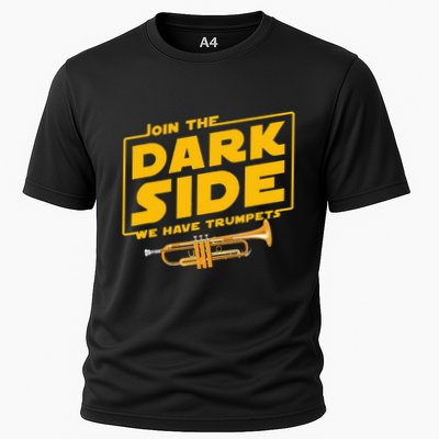 Join The Dark Side Trumpet Player Pride Cooling Performance Crew T-Shirt