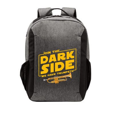 Join The Dark Side Trumpet Player Pride Vector Backpack
