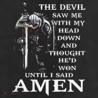 Jesus The Devil Saw Me With My Head Down Cool Comfort Performance Bucket Hat