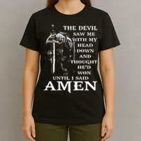 Jesus The Devil Saw Me With My Head Down T-Shirt