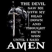 Jesus The Devil Saw Me With My Head Down Button