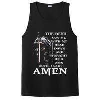 Jesus The Devil Saw Me With My Head Down PosiCharge Competitor Tank