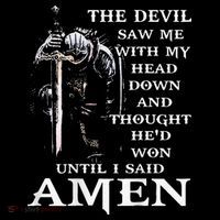 Jesus The Devil Saw Me With My Head Down Visor