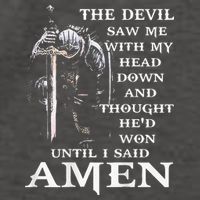 Jesus The Devil Saw Me With My Head Down Vector Backpack