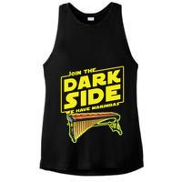 Join The Dark Side Marimba Player Ladies PosiCharge Tri-Blend Wicking Tank