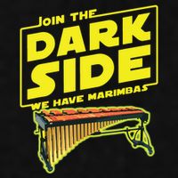 Join The Dark Side Marimba Player Ladies PosiCharge Tri-Blend Wicking Tank