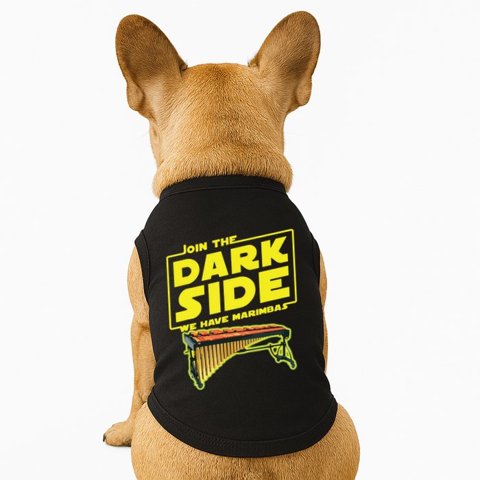 Join The Dark Side Marimba Player Doggie Tank