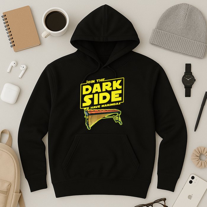 Join The Dark Side Marimba Player Hoodie