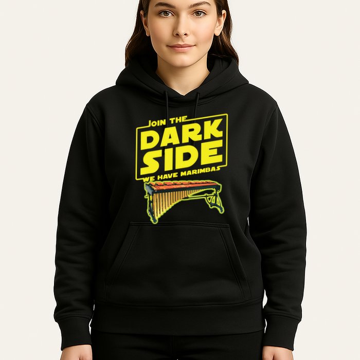 Join The Dark Side Marimba Player Hoodie
