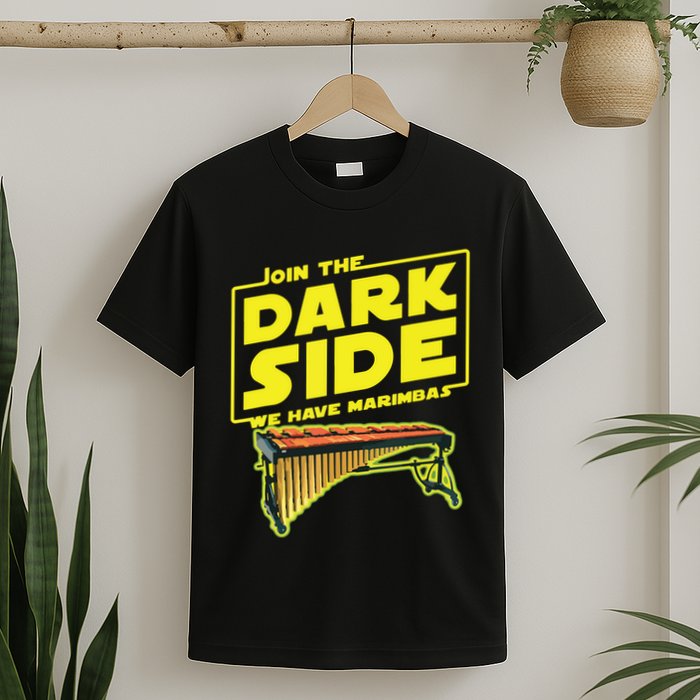 Join The Dark Side Marimba Player T-Shirt