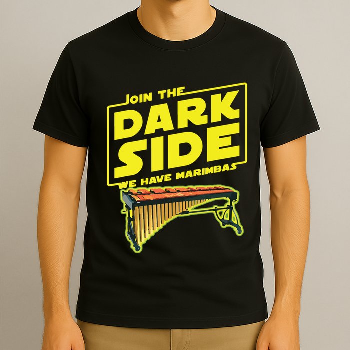 Join The Dark Side Marimba Player T-Shirt