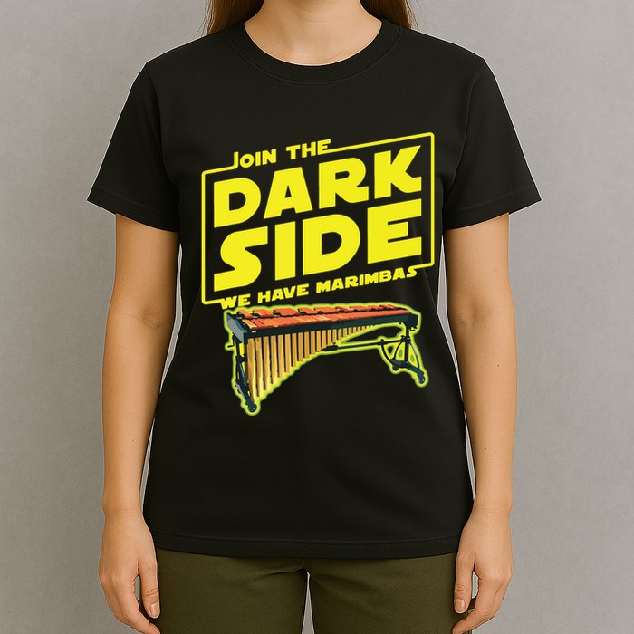 Join The Dark Side Marimba Player T-Shirt
