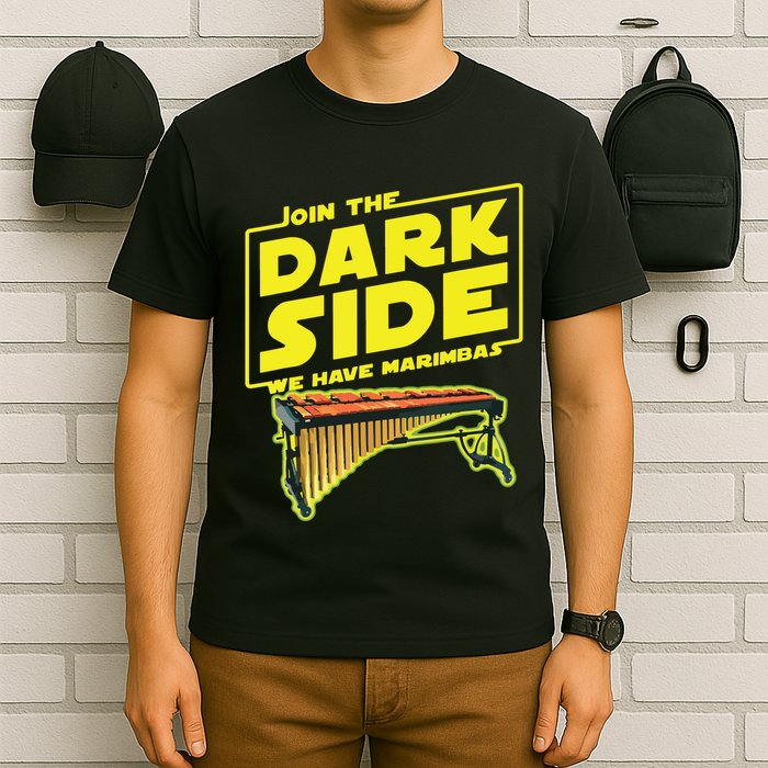 Join The Dark Side Marimba Player T-Shirt