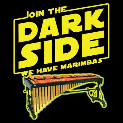 Join The Dark Side Marimba Player T-Shirt