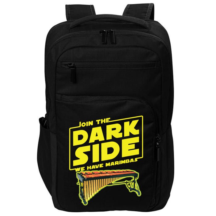 Join The Dark Side Marimba Player Impact Tech Backpack