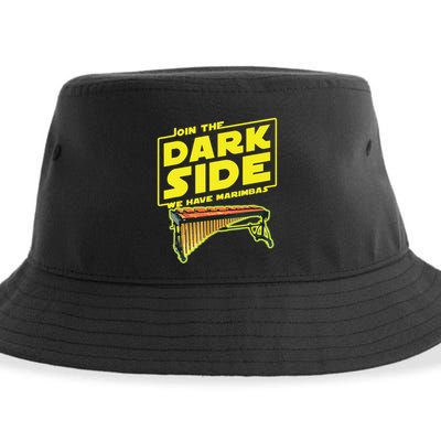 Join The Dark Side Marimba Player Sustainable Bucket Hat