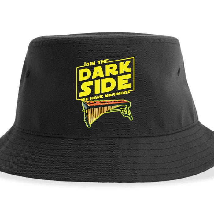 Join The Dark Side Marimba Player Sustainable Bucket Hat
