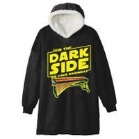 Join The Dark Side Marimba Player Hooded Wearable Blanket
