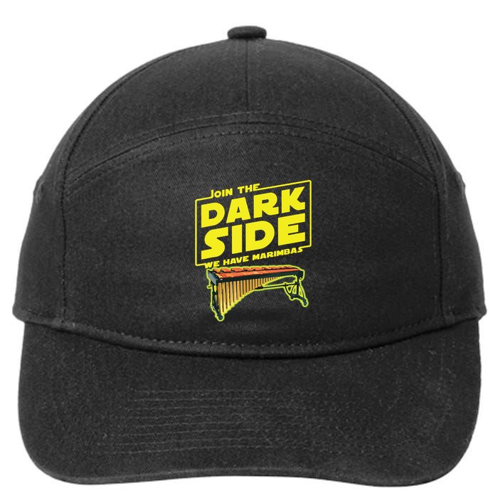 Join The Dark Side Marimba Player 7-Panel Snapback Hat