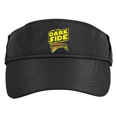 Join The Dark Side Marimba Player Adult Drive Performance Visor