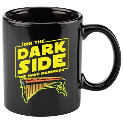 Join The Dark Side Marimba Player 11oz C Handle Ceramic Mug