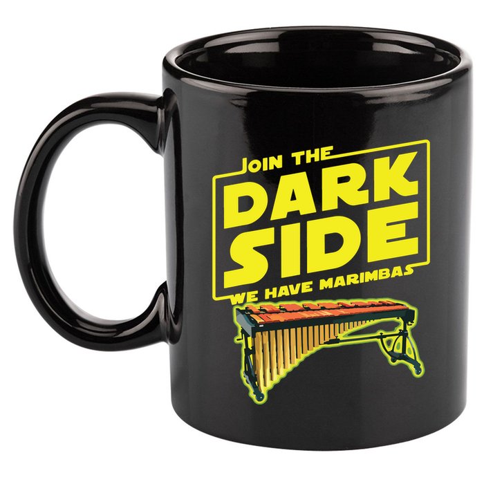 Join The Dark Side Marimba Player 11oz C Handle Ceramic Mug