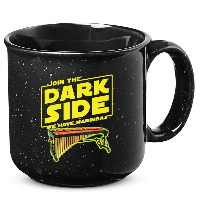 Join The Dark Side Marimba Player 15oz Campfire Ceramic Mug