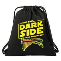 Join The Dark Side Marimba Player Drawstring Bag