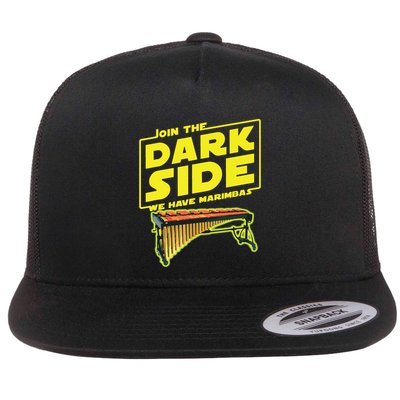 Join The Dark Side Marimba Player Flatbill Hat