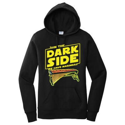 Join The Dark Side Marimba Player Women's Pullover Hoodie