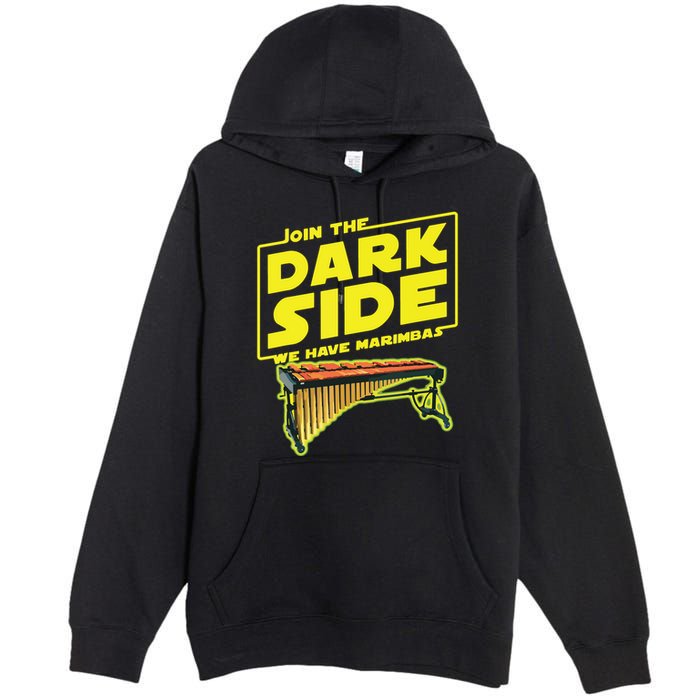 Join The Dark Side Marimba Player Premium Pullover Hoodie