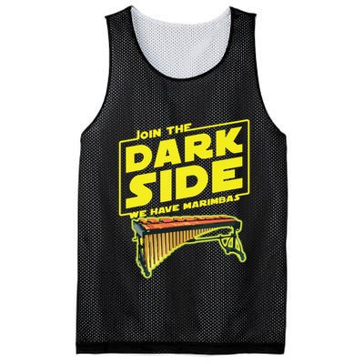 Join The Dark Side Marimba Player Mesh Reversible Basketball Jersey Tank
