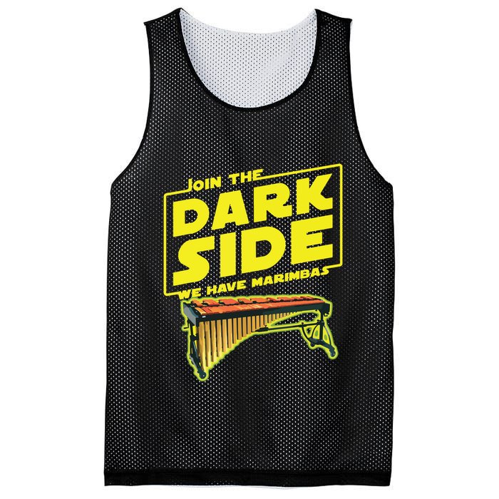 Join The Dark Side Marimba Player Mesh Reversible Basketball Jersey Tank