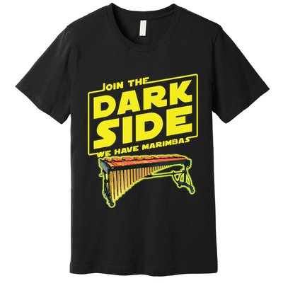 Join The Dark Side Marimba Player Premium T-Shirt