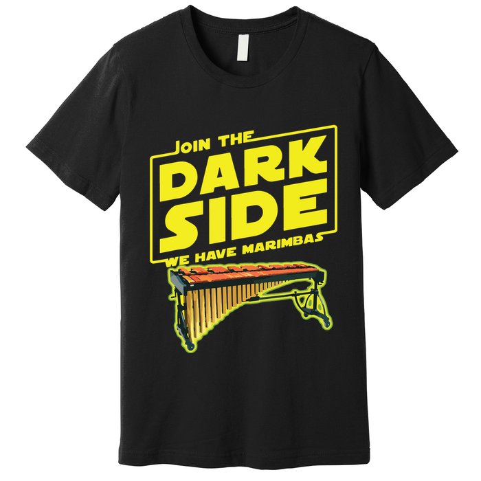 Join The Dark Side Marimba Player Premium T-Shirt