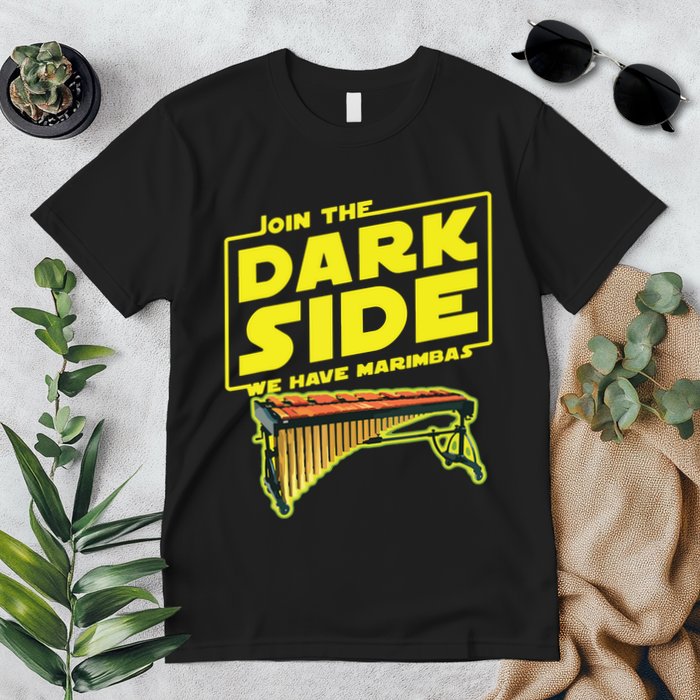 Join The Dark Side Marimba Player Premium T-Shirt