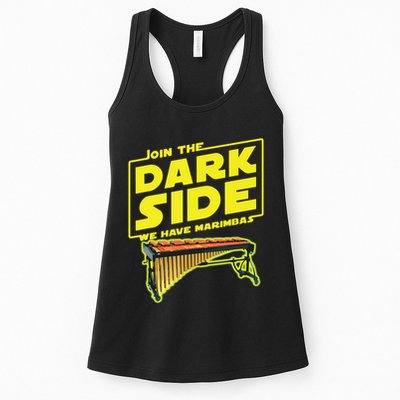 Join The Dark Side Marimba Player Womens Tank Top