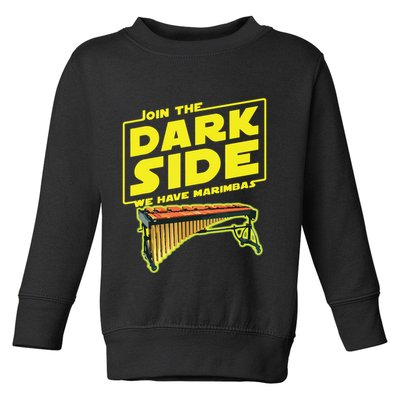 Join The Dark Side Marimba Player Toddler Sweatshirt