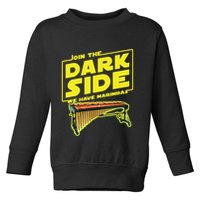 Join The Dark Side Marimba Player Toddler Sweatshirt