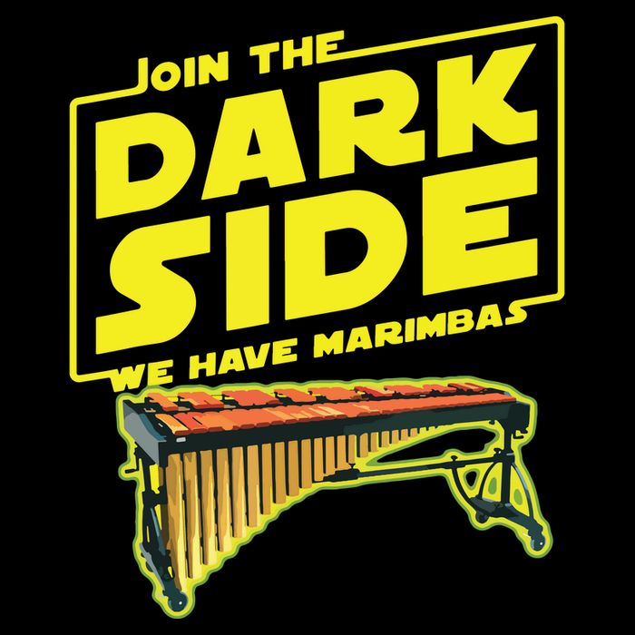Join The Dark Side Marimba Player Toddler Sweatshirt