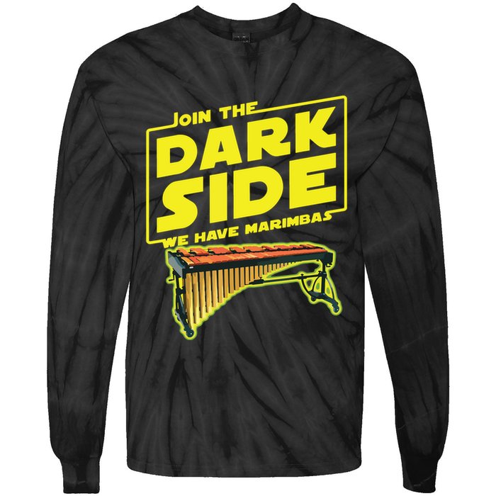 Join The Dark Side Marimba Player Tie-Dye Long Sleeve Shirt