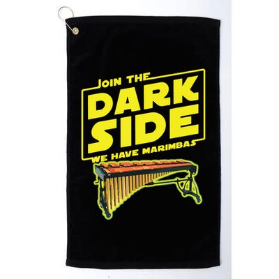 Join The Dark Side Marimba Player Golf Towel