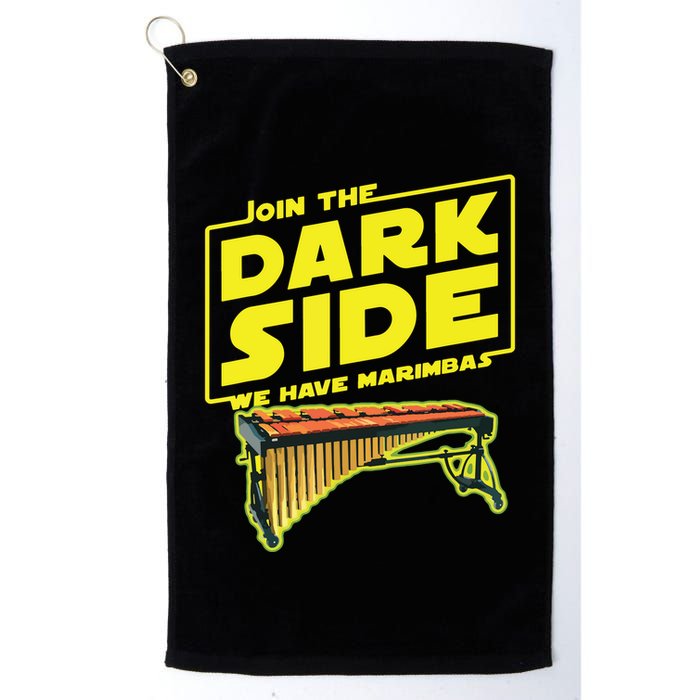 Join The Dark Side Marimba Player Golf Towel