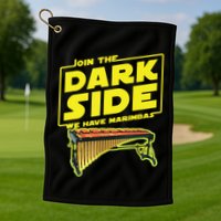 Join The Dark Side Marimba Player Golf Towel