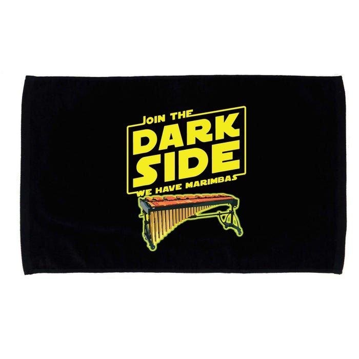 Join The Dark Side Marimba Player Microfiber Hand Towel