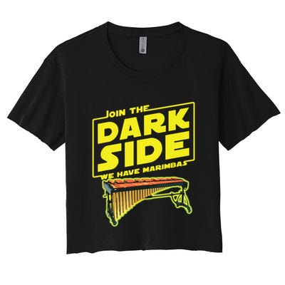 Join The Dark Side Marimba Player Crop Top